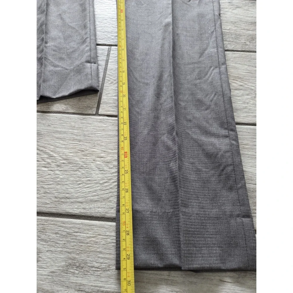 Z Zegna Mens 40R Gray 100% Wool Slim Fit Drop 7 Two Piece Suit Luxury Formal
